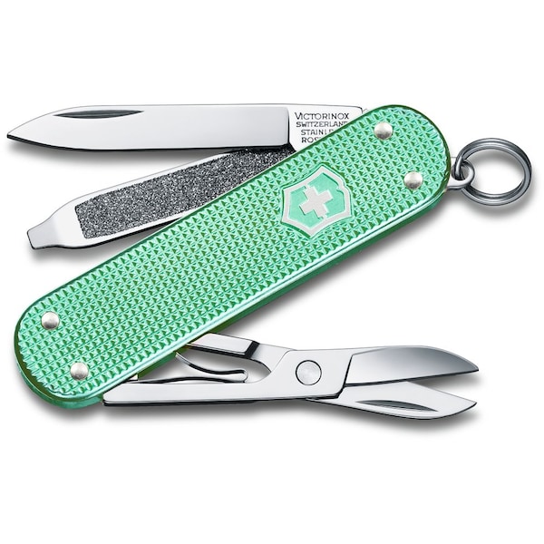 Swiss Army Brands 2024 Victorinox Classic Sd Alox, Minty Mint VIC-0.6221.221G - main